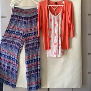 Maurices pants, tank and sweater set